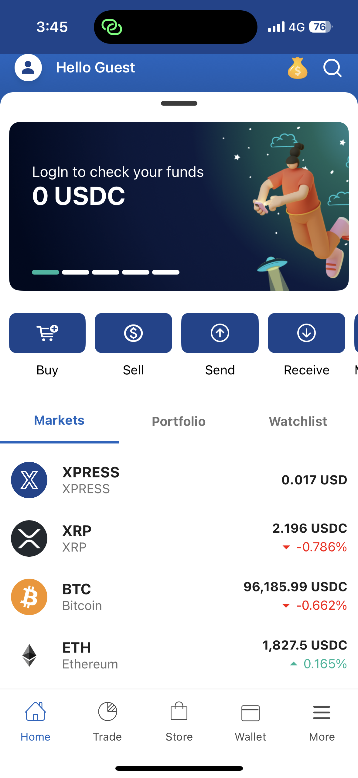 Trading Interface